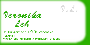 veronika leh business card